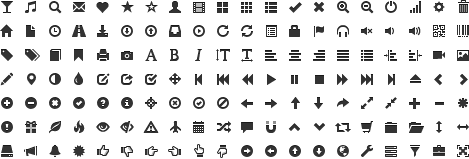 Glyphicons Halflings icon set