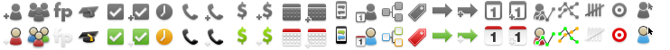 Icon sprite sheet